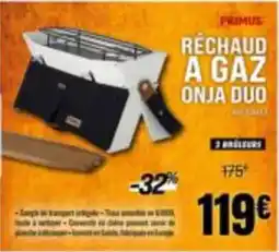 Narbonne accessoires Réchaud a gaz onja duo offre
