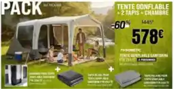 Narbonne accessoires Tente gonflable + 2 tapis - chambre offre