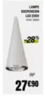 Narbonne accessoires Lampe suspension led 220v offre