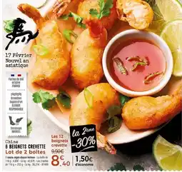 Thiriet Béignets crevette offre