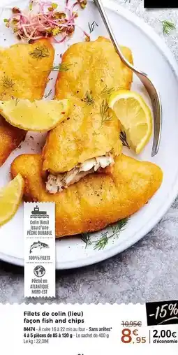 Thiriet Durable - filets de colin (iléo) offre