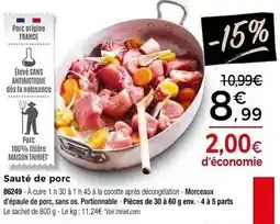 Thiriet Thiriet - sauté de porc offre