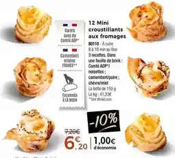 Thiriet 12 mini croustillants aux fromages offre