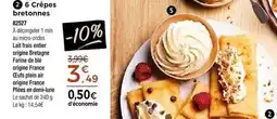 Thiriet 6 crêpes bretonnes offre