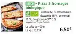 Thiriet Pizza 3 fromages biologique offre