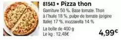 Thiriet Pizza thon offre