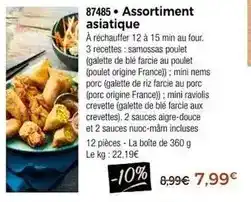 Thiriet Assortiment asiatique offre