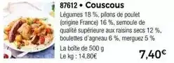 Thiriet Couscous offre