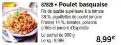 Thiriet Poulet basquaise offre