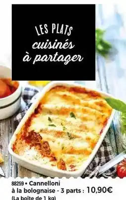 Thiriet Cannelloni à la bolognaise offre