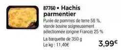 Thiriet Parmentier - hachis offre