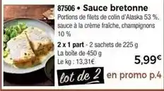 Thiriet Promo - sauce bretonne offre