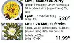 Thiriet Persil - moules farcies offre