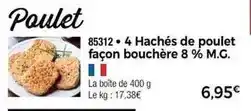 Thiriet Hachés de poulet façon bouchère 8 % m.g offre