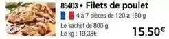 Thiriet Filets de poulet offre