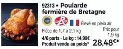 Thiriet Poularde fermière de bretagne offre