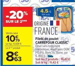 Thiriet Sauté de veau offre
