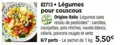 Thiriet Légumes pour couscous offre