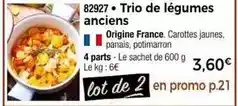 Thiriet Promo - trio de legumes anciens offre