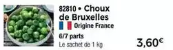 Thiriet Choux de bruxelles offre