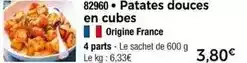 Thiriet Patates douces en cubes offre