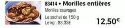 Thiriet Morilles entières offre