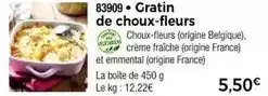 Thiriet Gratin de choux-fleurs offre