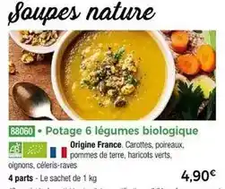 Thiriet Potage 6 légumes biologique offre