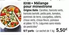 Thiriet Verlange pour minestrone offre