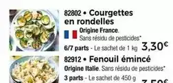 Thiriet Courgettes en rondelles offre