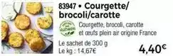Thiriet Courgette/ brocoli/carotte offre