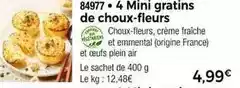 Thiriet Mini gratins de choux-fleurs offre