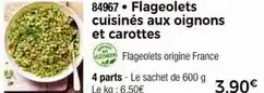 Thiriet Flageolets cuisinés aux oignons et carottes offre