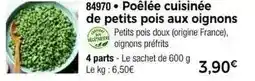 Thiriet Poêlée cuisinée de petits pois aux oignons offre
