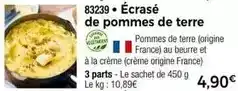 Thiriet Écrasé de pommes de terre offre
