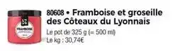 Thiriet Framboise et groseille des coteaux du lyonnais offre