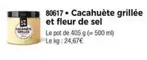 Thiriet Cacahuète grillée et fleur de sel offre