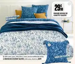 L'incroyable Parure housse de couette calista offre