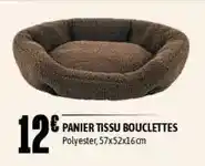 L'incroyable Panier tissu bouclettes offre