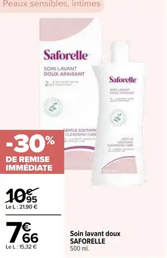 Soin lavant doux saforelle
