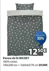 JYSK Parure de lit mickey offre