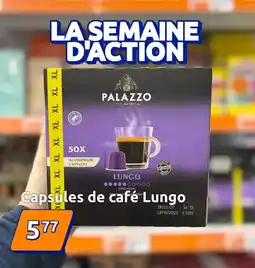 Action Capsules de cafe offre