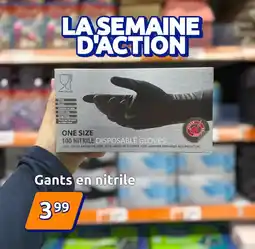 Action Gants en nitrile offre