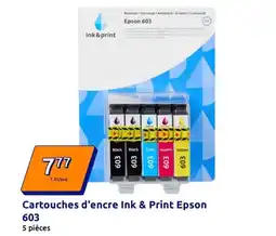 Action Epson - cartouches d'encre ink & print 603 offre