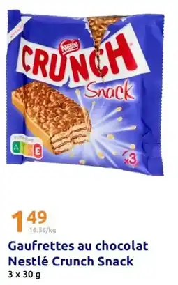 Action Nestlé - gaufrettes au chocolat snack offre