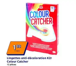 Action K2r - lingettes anti-décoloration colour catcher offre