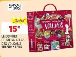 JouéClub Sassi - le coffret du mega atlas des volcans offre