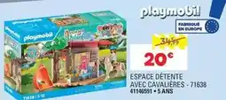 JouéClub Playmobil - espace detente avec cavalieres offre