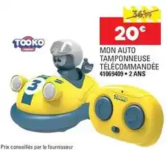 JouéClub Tooko - mon auto tamponneuse telecommandee offre
