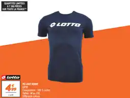 Netto Tee shirt homme lotto offre